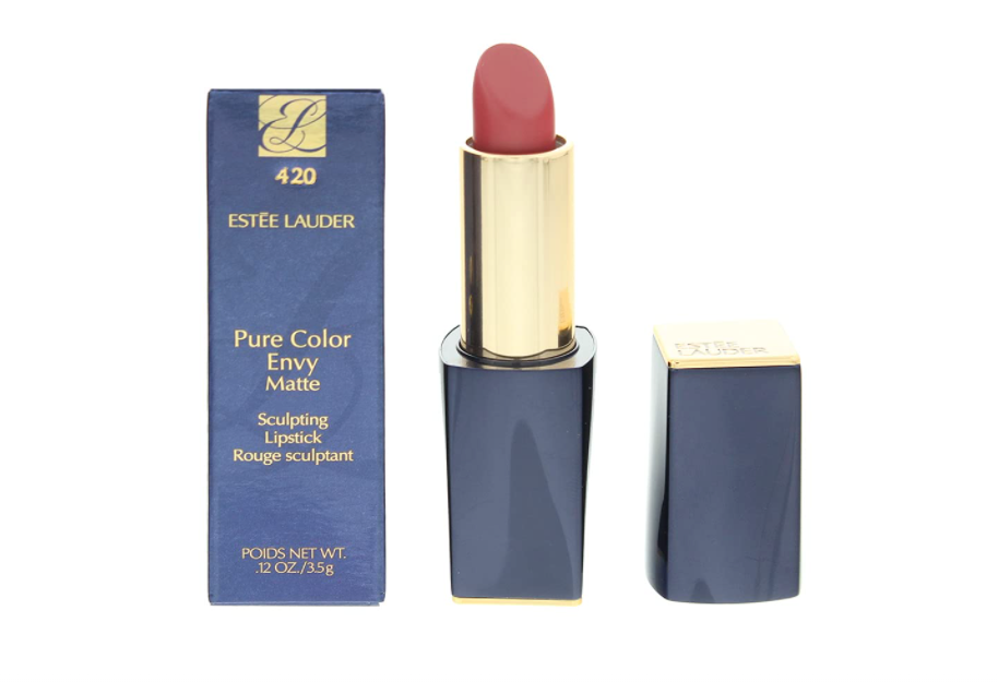 Estee Lauder Pure Color Lipstick Envy Matte 420 Rebellious Rose 1An